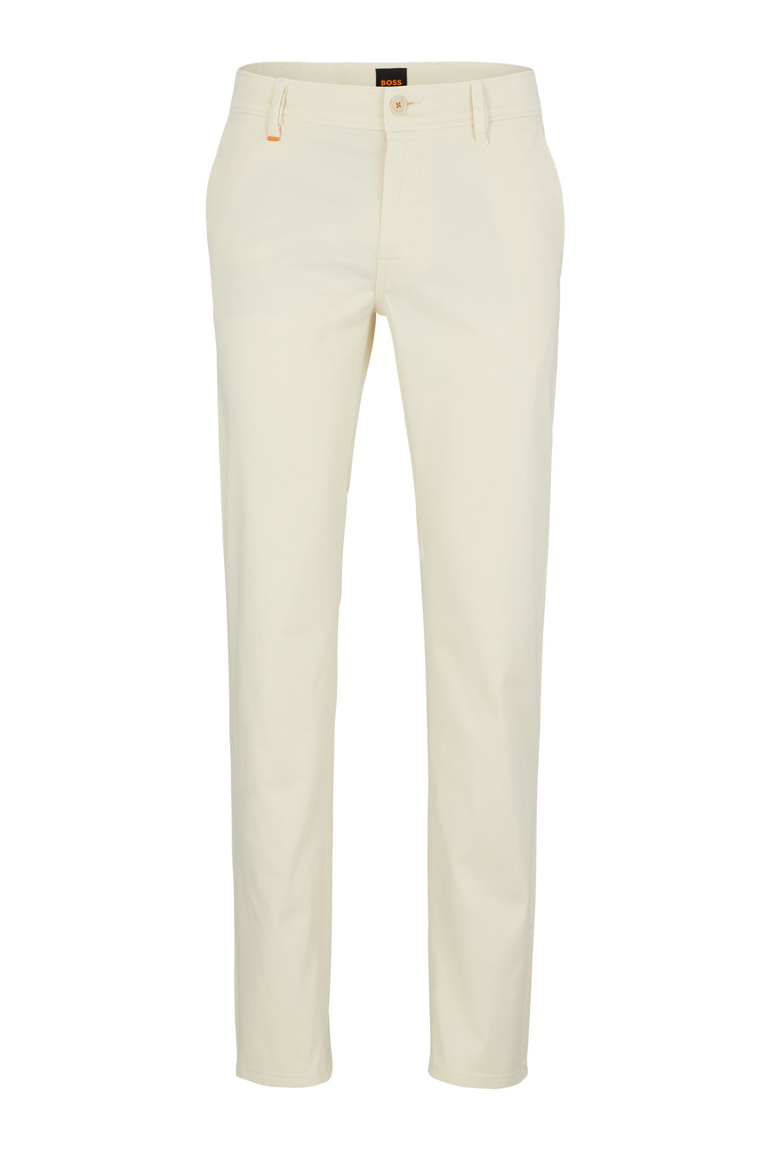 LIGHT BEIGE // CASUAL TROUSERS SCHINO-SLIM D