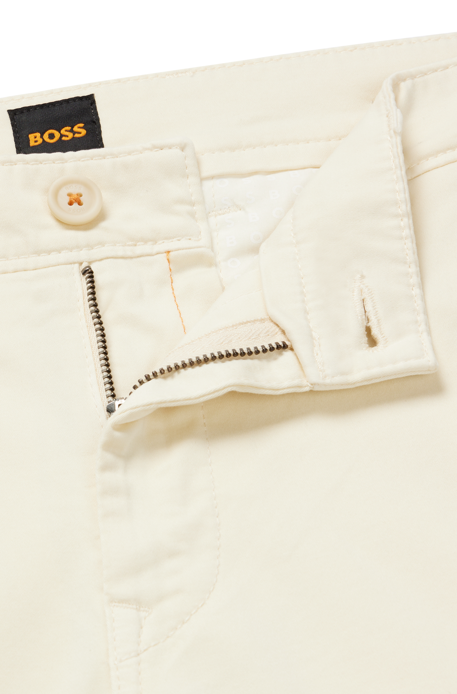 LIGHT BEIGE // CASUAL TROUSERS SCHINO-SLIM D