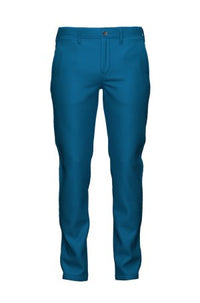 BRIGHT BLUE // CASUAL TROUSERS SCHINO-SLIM D