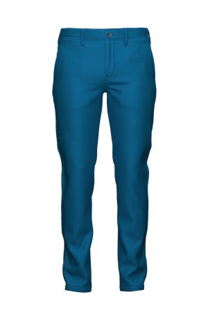 BRIGHT BLUE // CASUAL TROUSERS SCHINO-SLIM D