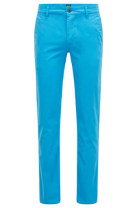 BRIGHT BLUE // CASUAL TROUSERS SCHINO-SLIM D
