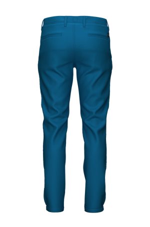 BRIGHT BLUE // CASUAL TROUSERS SCHINO-SLIM D