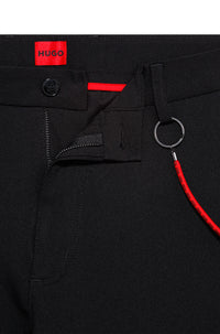 BLACK // CASUAL TROUSERS GASON214