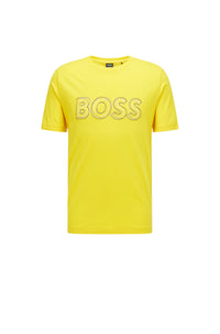 Logo short-sleeved T-shirt - Bright Yellow