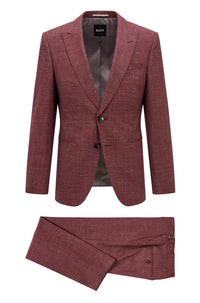 DARK RED // BUSINESS SUITS H-HUGE-2PCS-PEAK-222