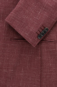 DARK RED // BUSINESS SUITS H-HUGE-2PCS-PEAK-222