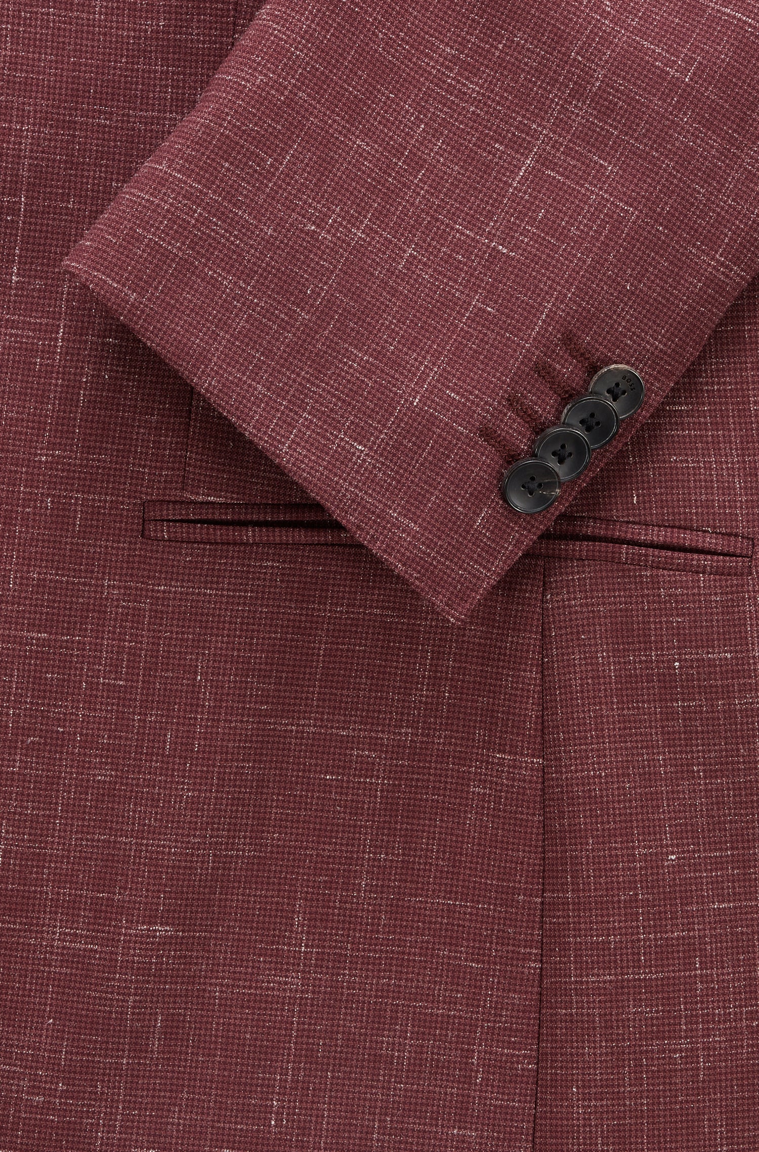 DARK RED // BUSINESS SUITS H-HUGE-2PCS-PEAK-222