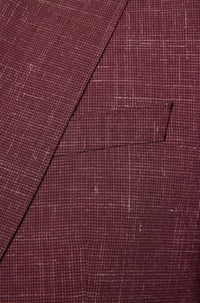 DARK RED // BUSINESS SUITS H-HUGE-2PCS-PEAK-222