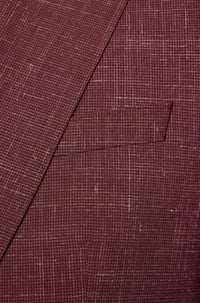 DARK RED // BUSINESS SUITS H-HUGE-2PCS-PEAK-222