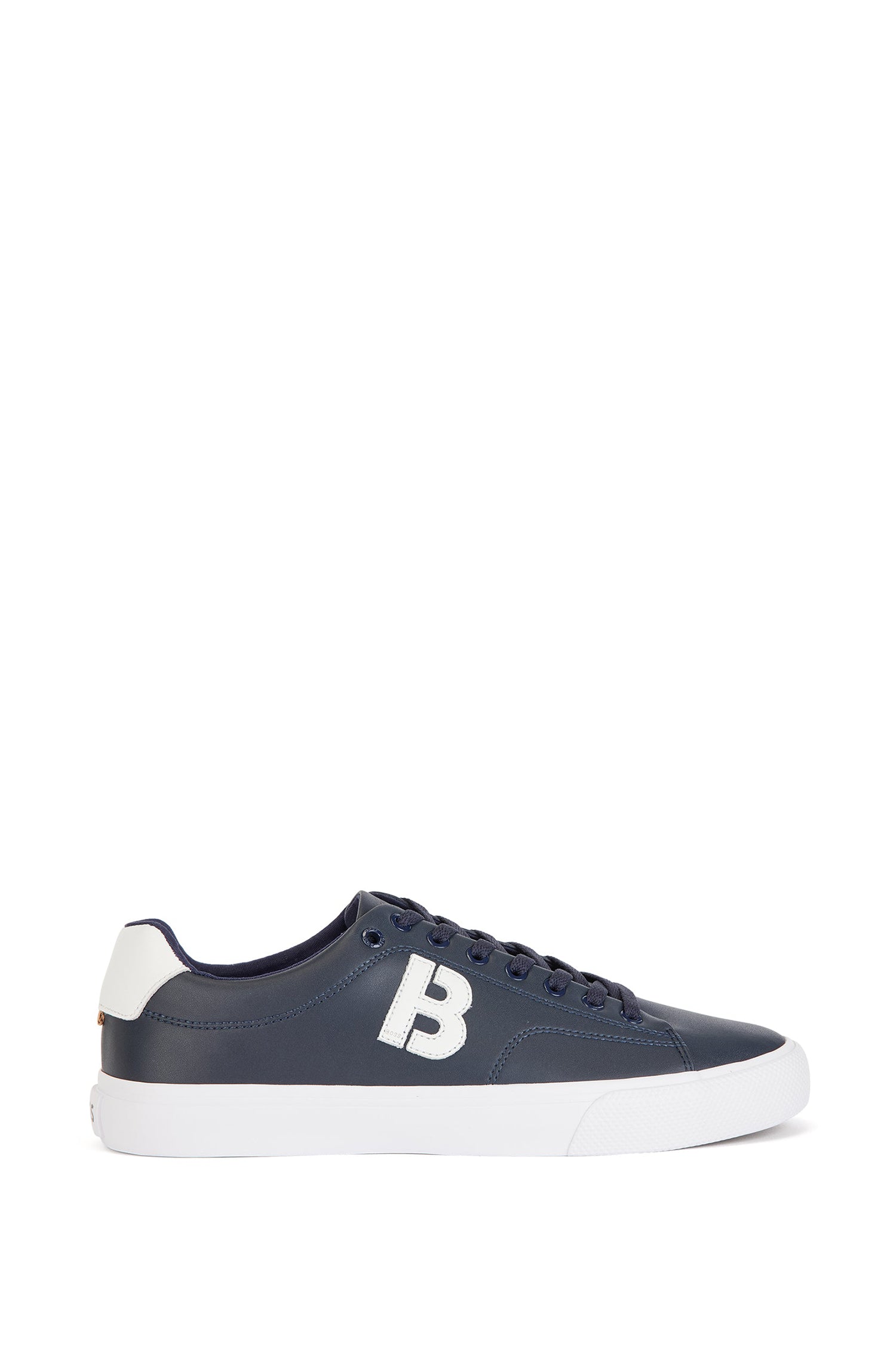 Aiden leather trainers - Dark Blue