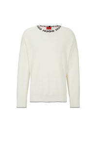 Smarlo oversize jumper - Open White