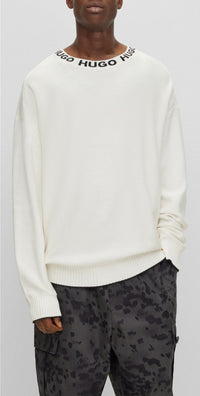 Smarlo oversize jumper - Open White
