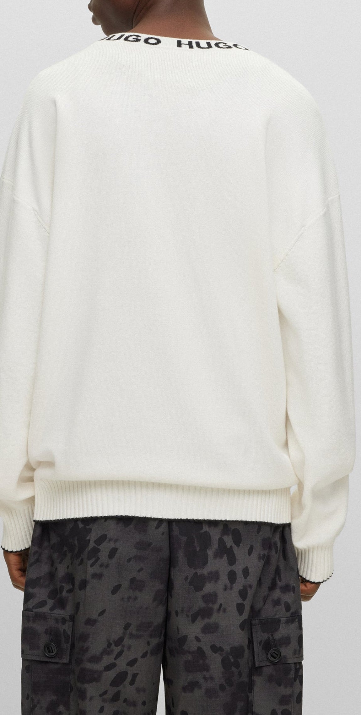 Smarlo oversize jumper - Open White
