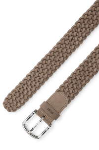 Sash leather belt - Medium Beige