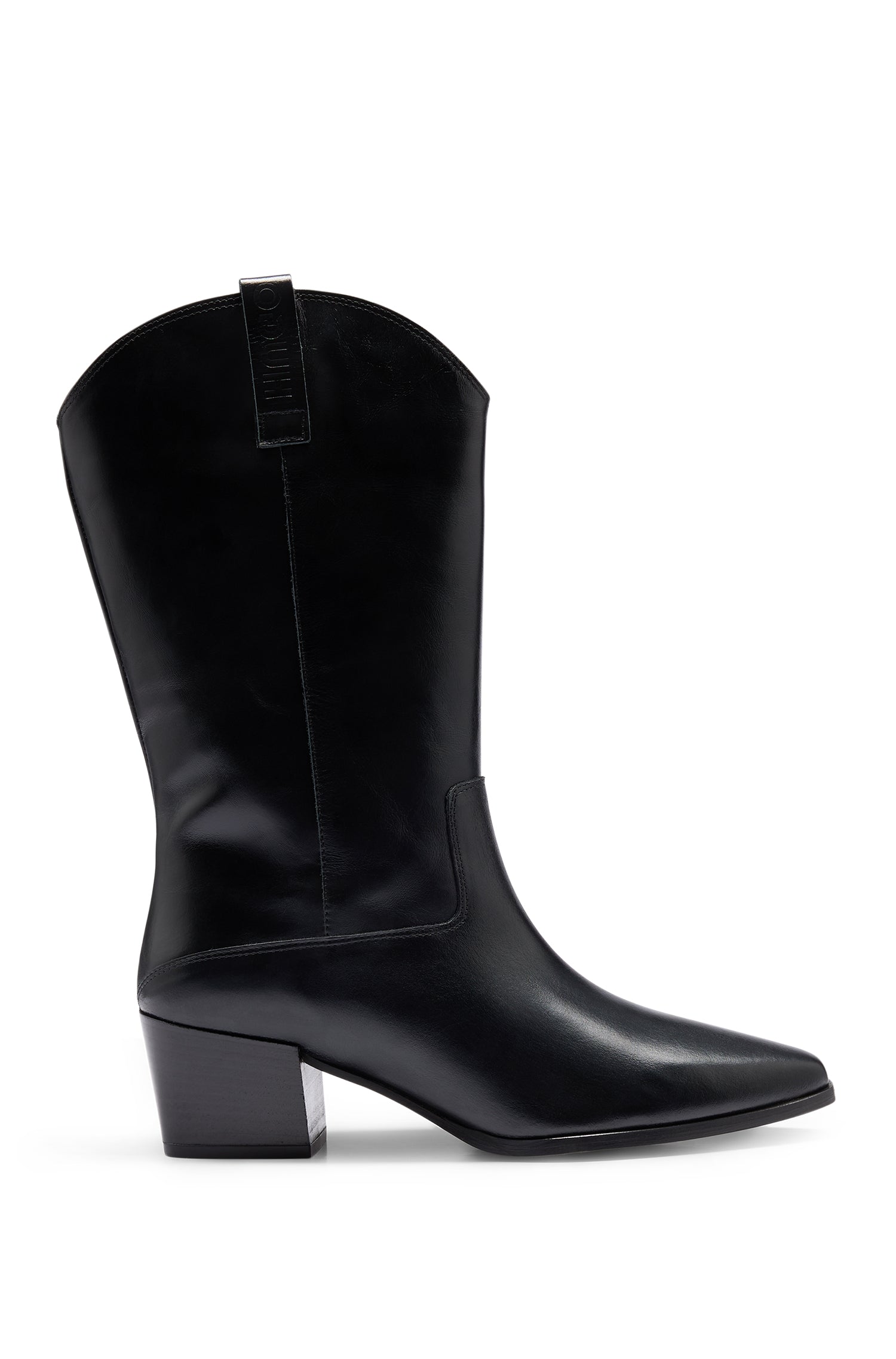Kiara leather ankle boots - Black