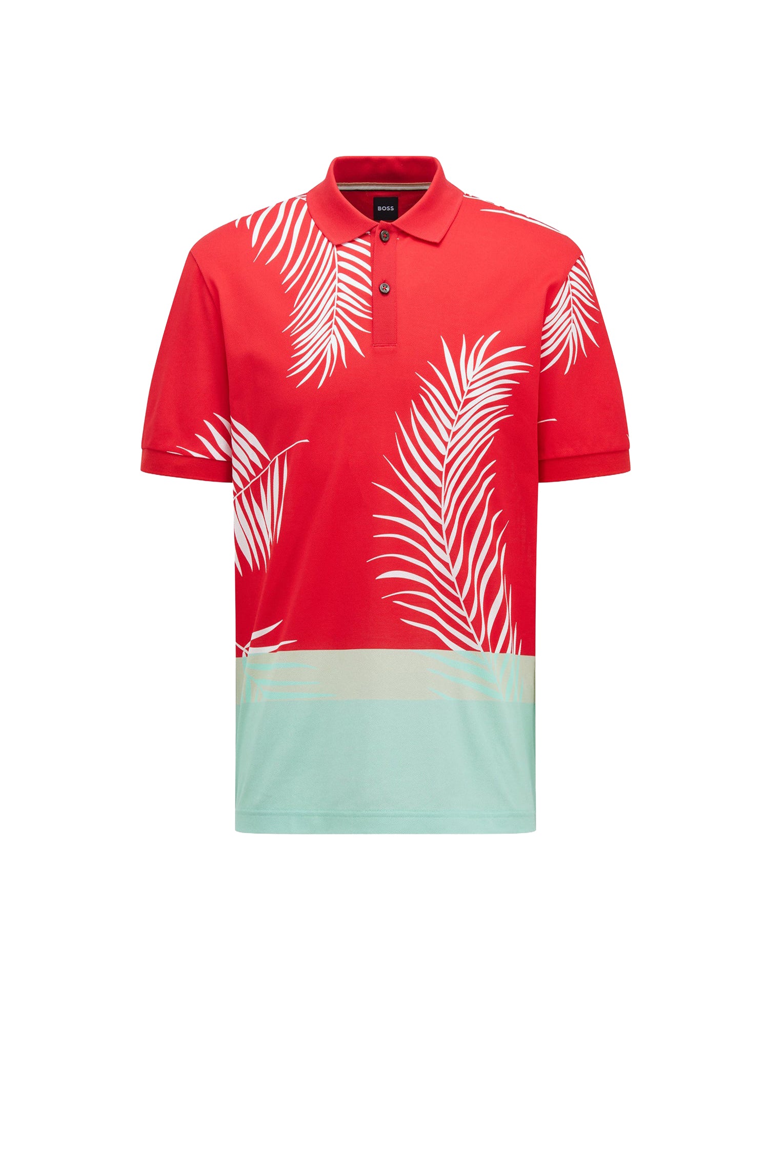 Polo Parlay avec motif tropical - Bright Red