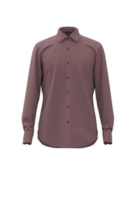 DARK RED // BUSINESS SHIRTS H-HANK-KENT-C1-214