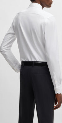 WHITE // BUSINESS SHIRTS C-HAL-KENT-C1-223