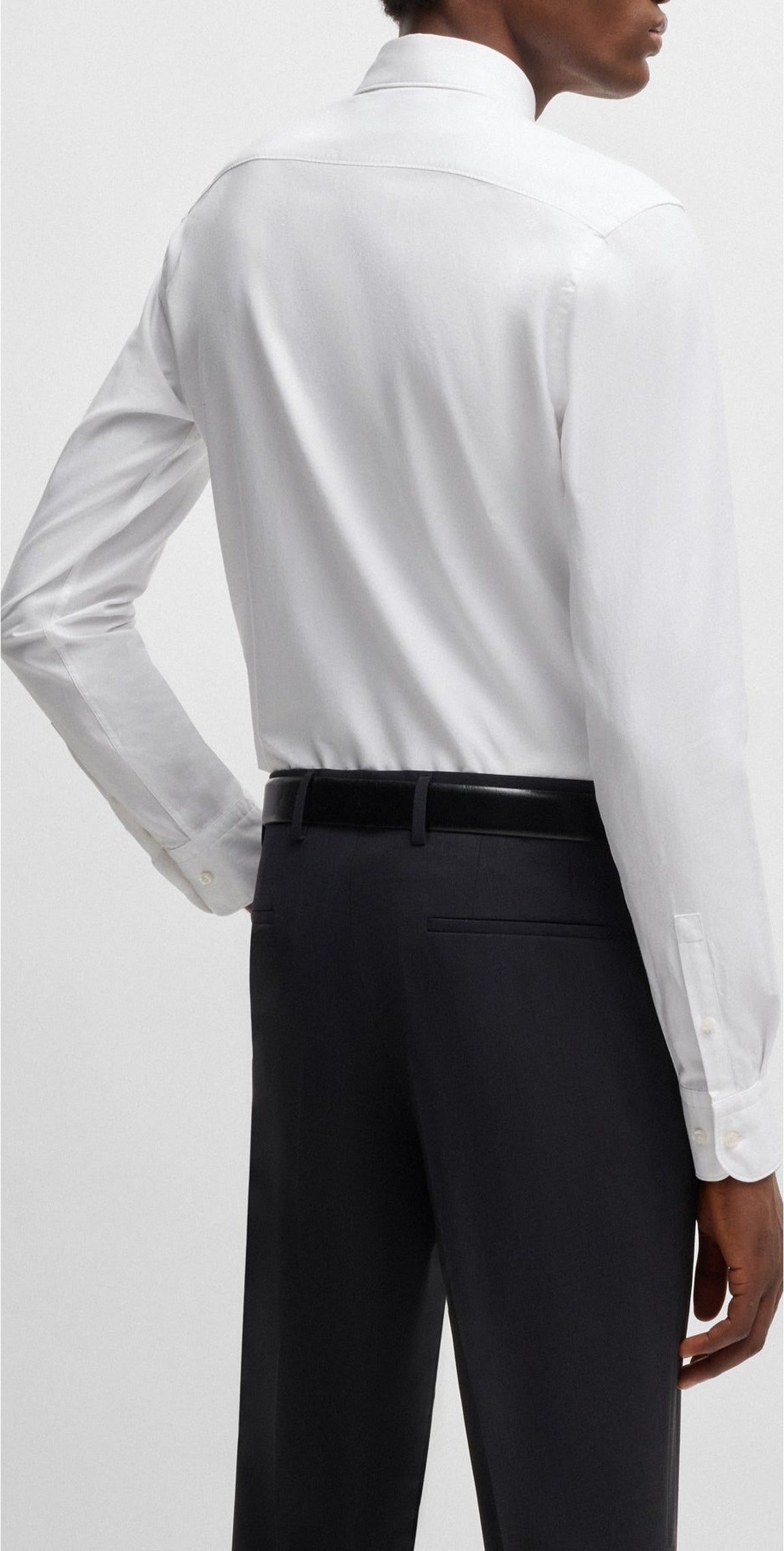 WHITE // BUSINESS SHIRTS C-HAL-KENT-C1-223