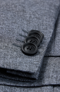 MEDIUM GREY // BUSINESS SUITS P-HUGE-2PCS-224