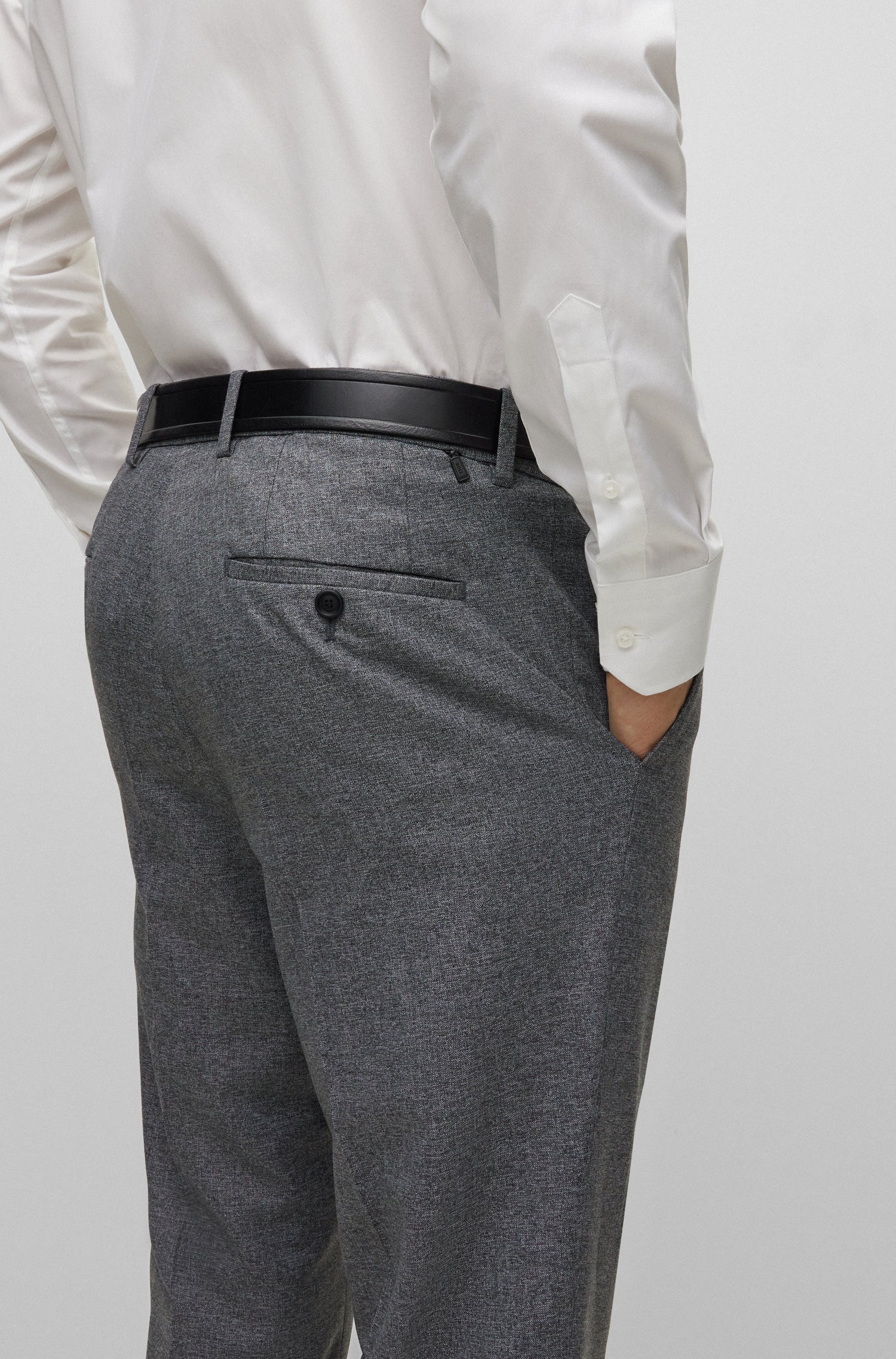 MEDIUM GREY // BUSINESS SUITS P-HUGE-2PCS-224