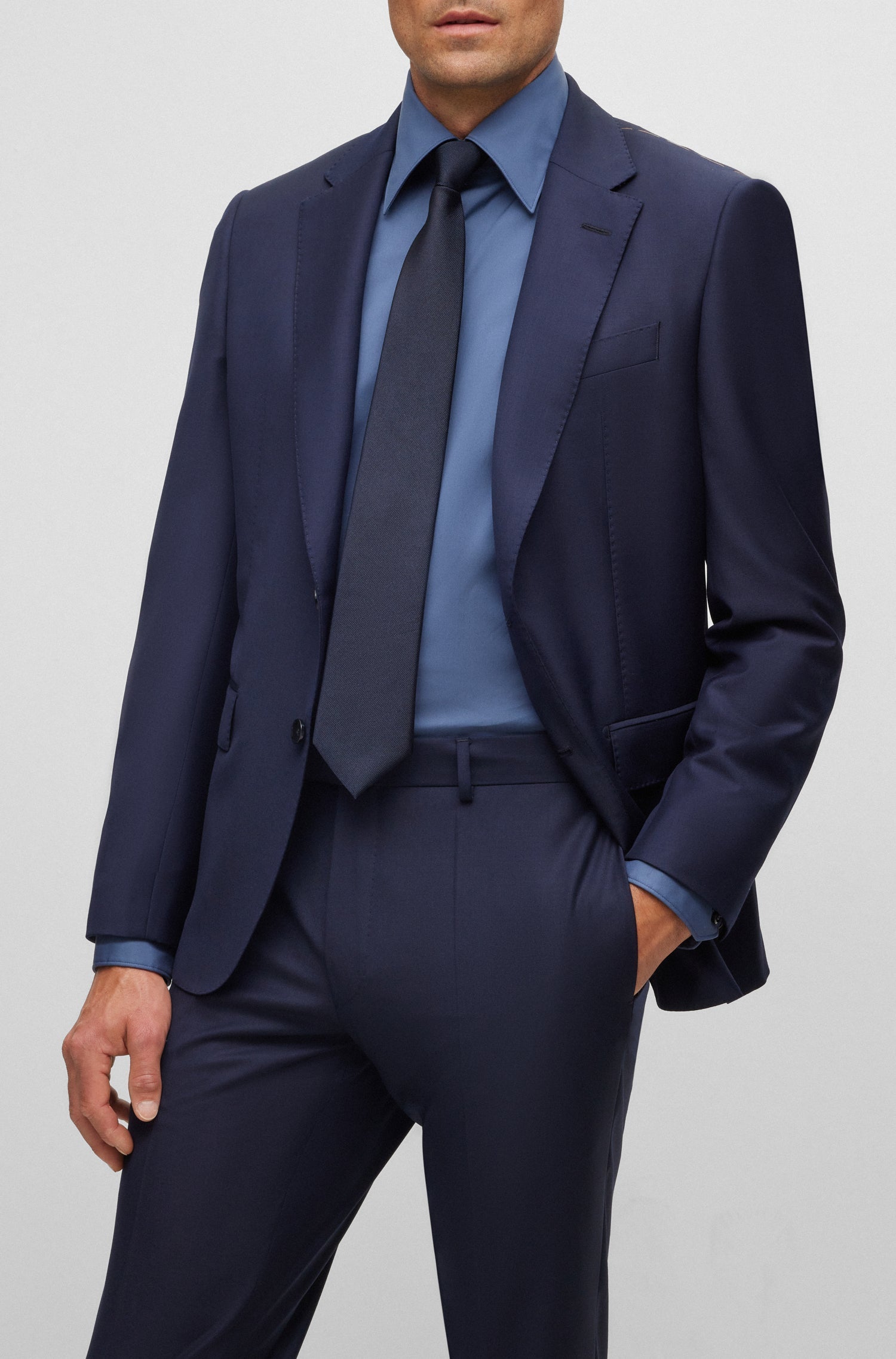 BLACK // FORMAL TROUSERS T-LONE-224-LC