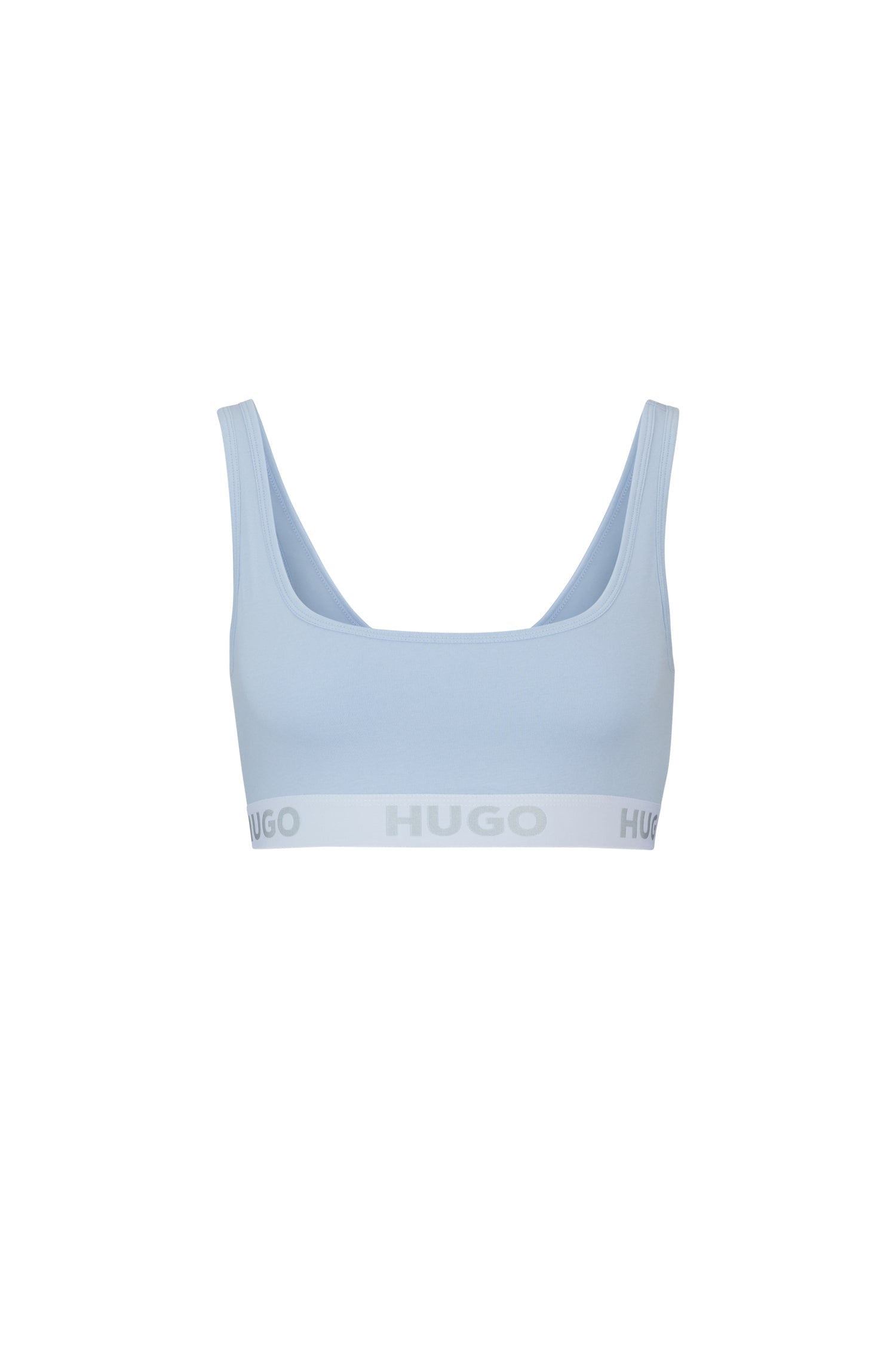 BRIGHT PURPLE // BODYWEAR BRALETTE SPORTY LOGO