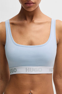BRIGHT PURPLE // BODYWEAR BRALETTE SPORTY LOGO