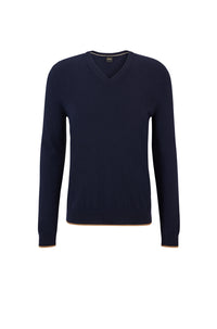 Ettore cashmere jumper - Dark Blue