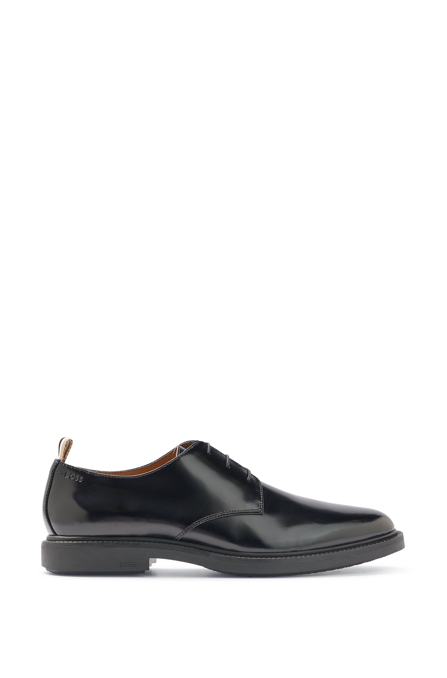 BLACK // BUSINESS LACE-UPS LARRY_DERB_BU