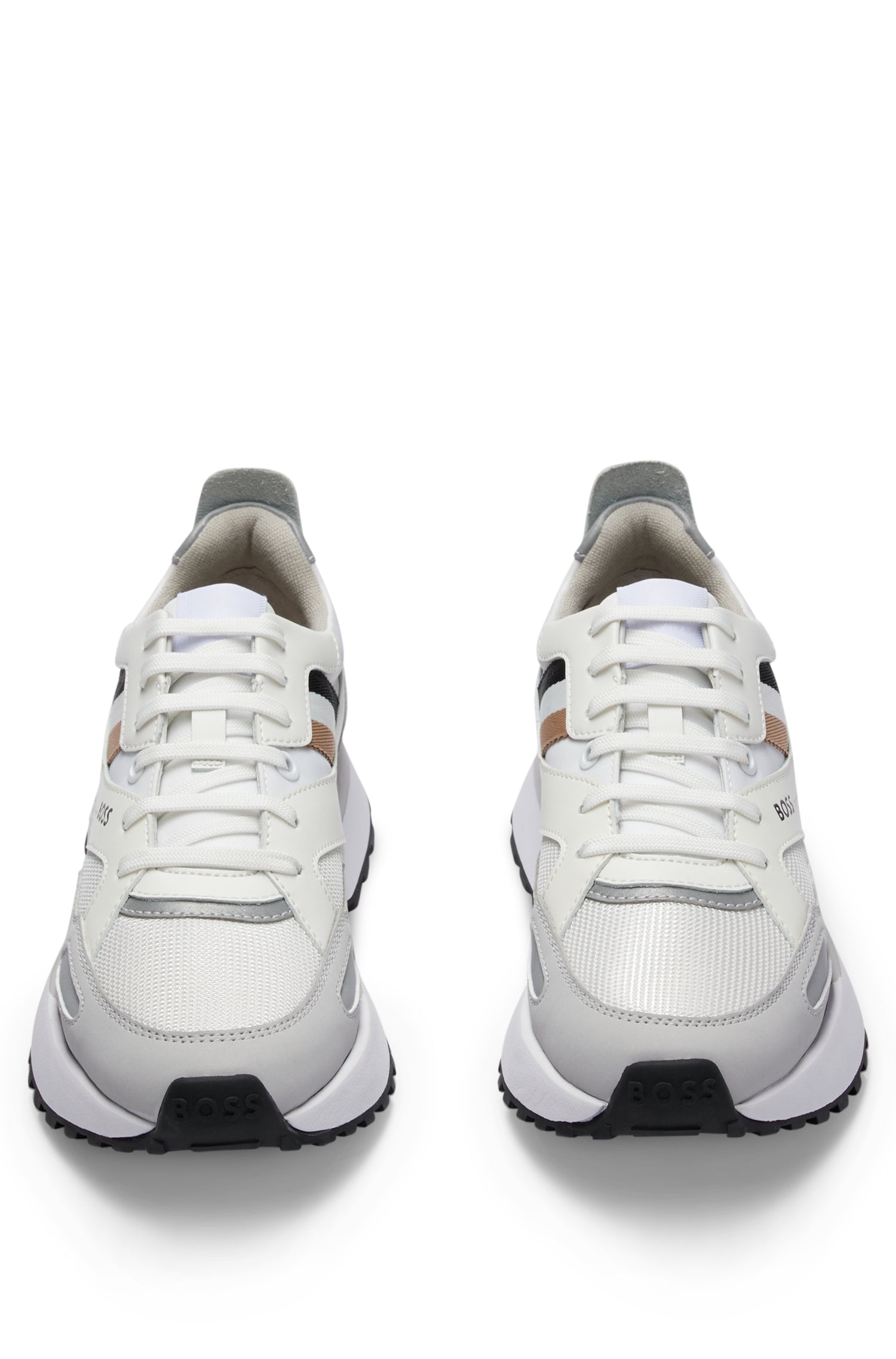 Jonah leather trainers - White
