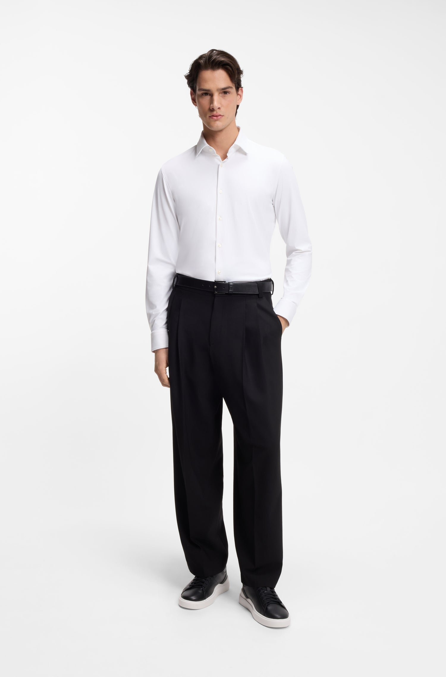 OPEN WHITE // BUSINESS SHIRTS KENNO