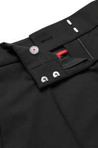 Pantalon Hetana en laine mélangée - Black