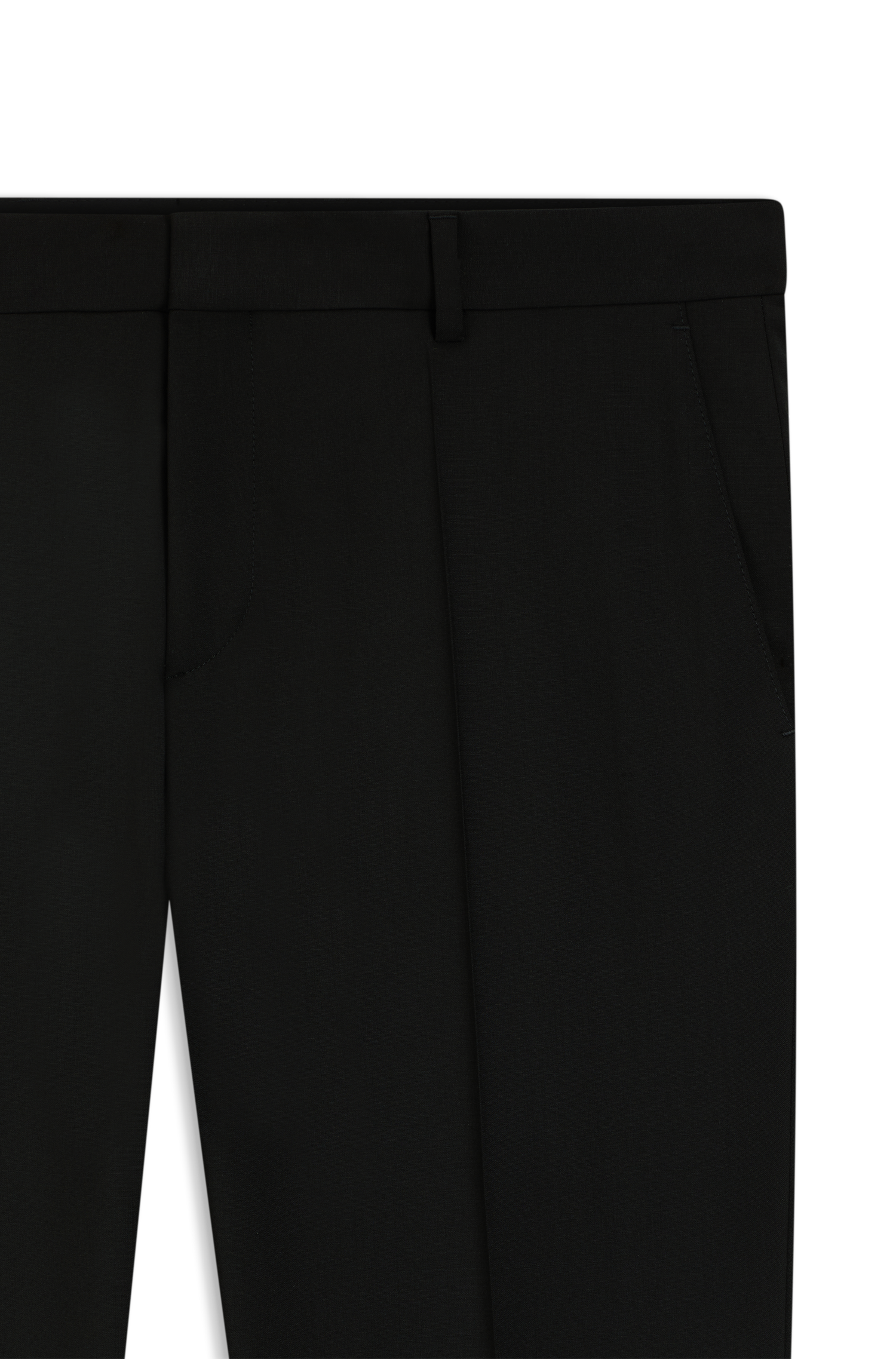 Pantalon de costume Genius en laine - Black