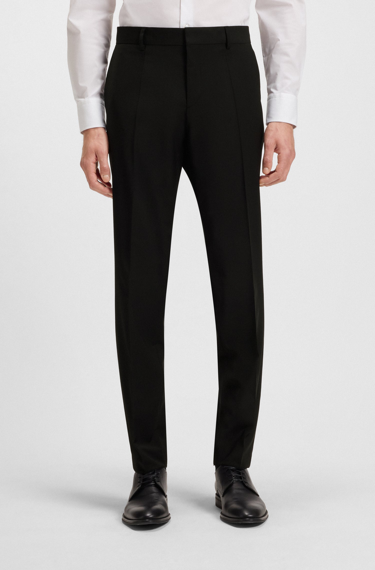 Pantalon de costume Genius en laine - Black