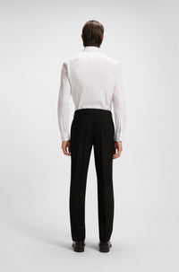 Pantalon de costume Genius en laine - Black