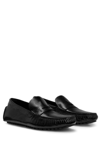 Leather Driver loafers - Black