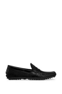 Leather Driver loafers - Black