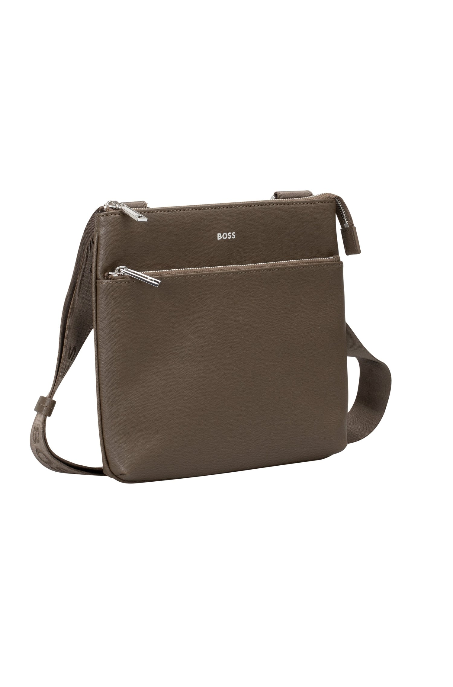 Double-zip bag - Open Green