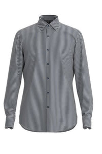 SILVER // BUSINESS SHIRTS P-HANK-KENT-C1-222