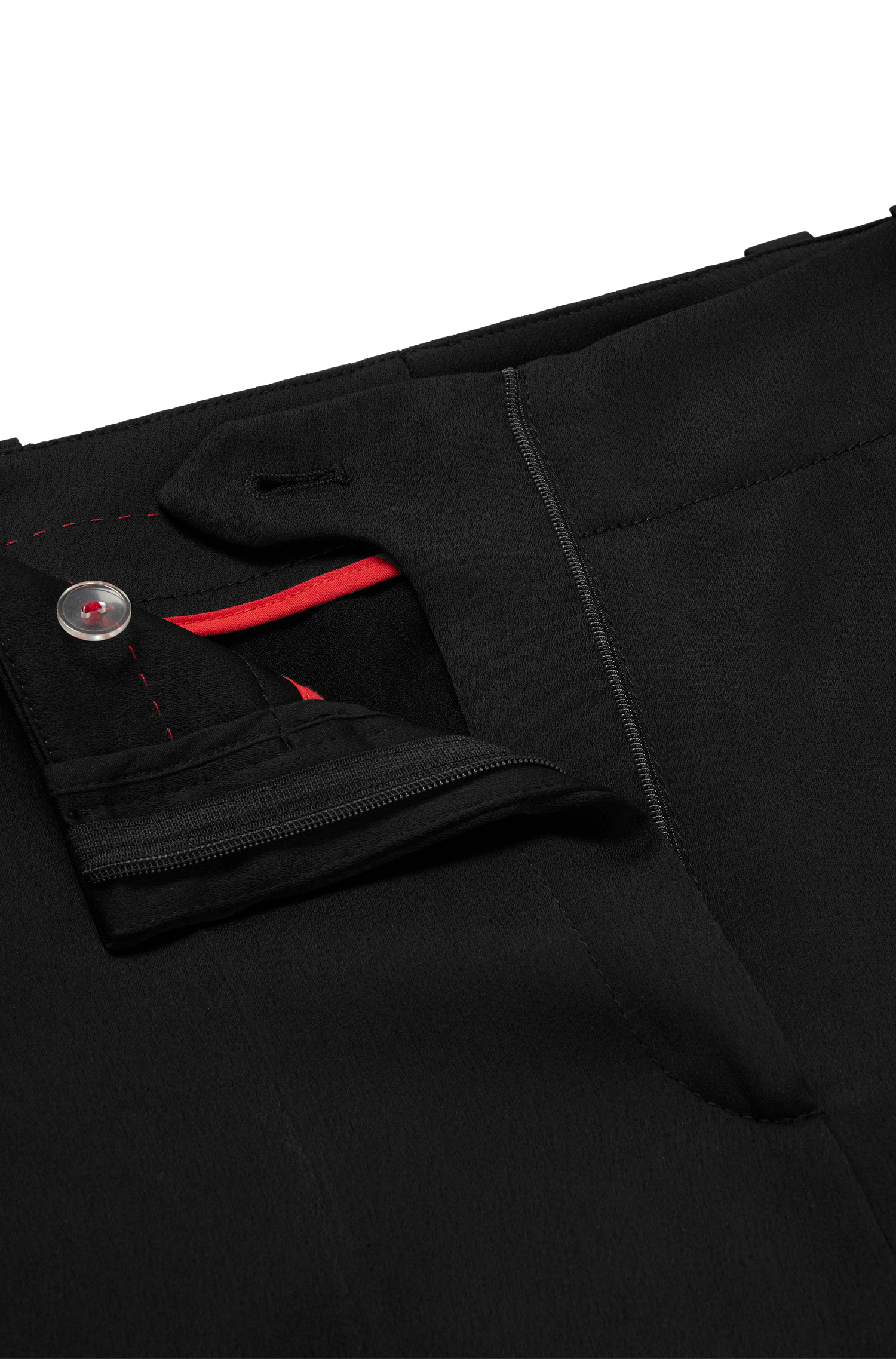 BLACK // FORMAL TROUSERS HUXALLA