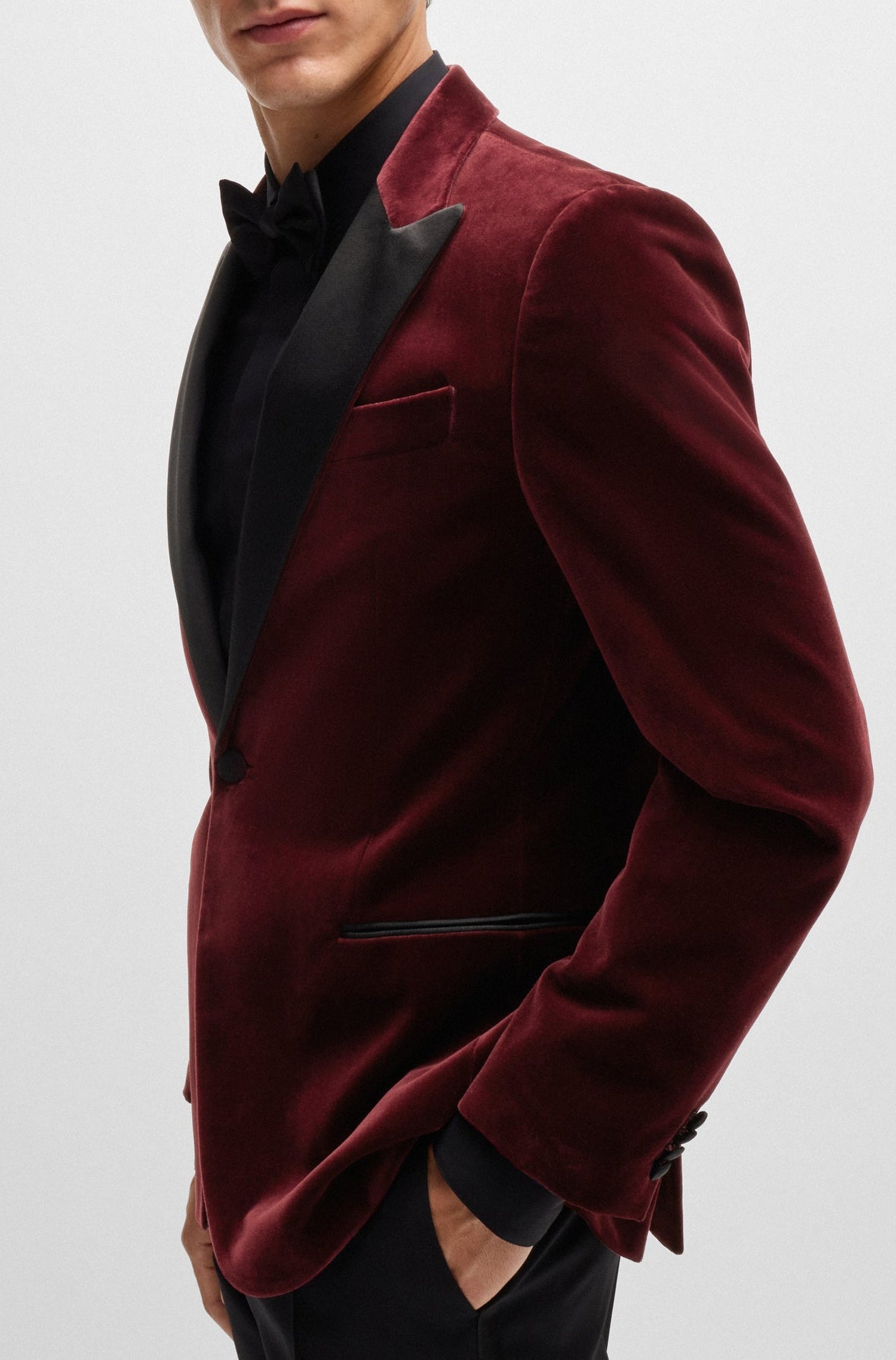 Veste de costume Hutson - Dark Red