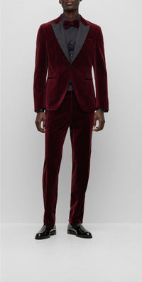 DARK RED // FORMAL TROUSERS H-GENIUS-TUX-231