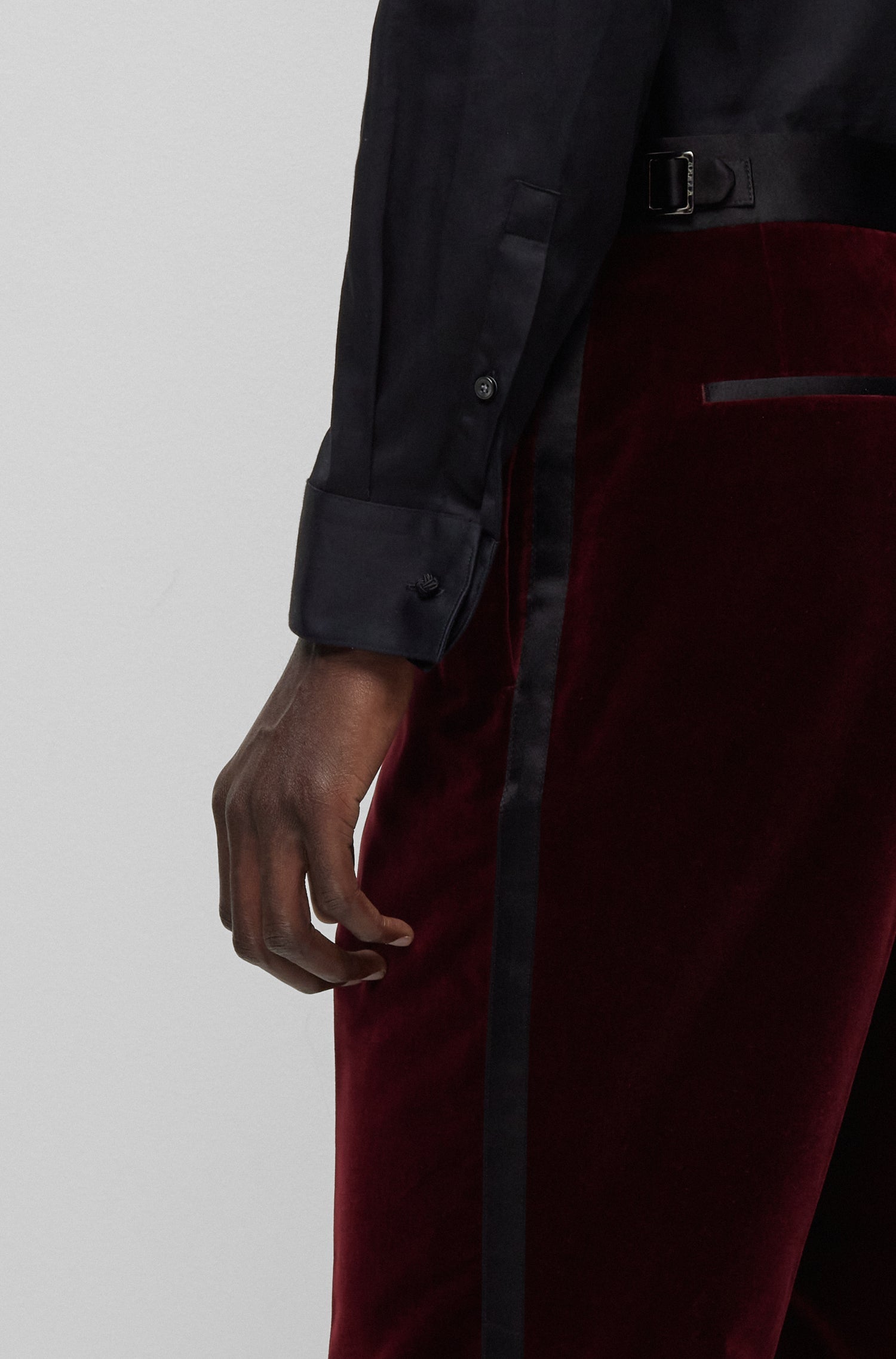 DARK RED // FORMAL TROUSERS H-GENIUS-TUX-231