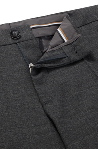 Pantalon de costume Genius en laine - Dark Grey
