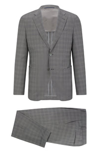 MEDIUM GREY // BUSINESS SUITS T-HESTON-2PCS-231