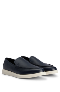 Randy leather loafers - Dark Blue