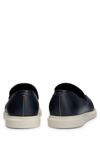 Randy leather loafers - Dark Blue
