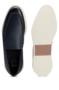 Randy leather loafers - Dark Blue