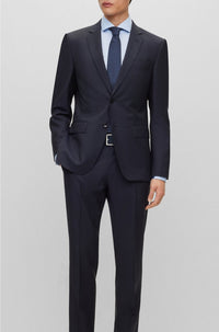 Costume deux pièces Huge en laine - Dark Blue